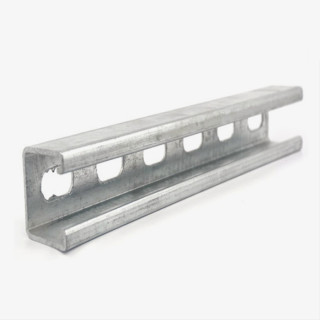 3~5mm Stainless Silver Galvanized Steel Profile For PV Module Support
